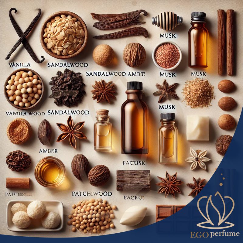 درک نت‌های بویایی در عطر و ادکلن: یک راهنمای جامع. نت‌های پایانی باید چوبی و عودی باشند